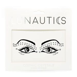Viper - Silver Studded Cut-Crease Face Jewels | Lunautics / New/Sealed